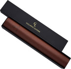 Gallaway Leather Tapete de escritorio de oficina, grande, 36 x 17 pulgadas, marrón oscuro, para la parte superior de los escritorios, protector de escritorio de computadora elegante listo para regalo, de piel sintética