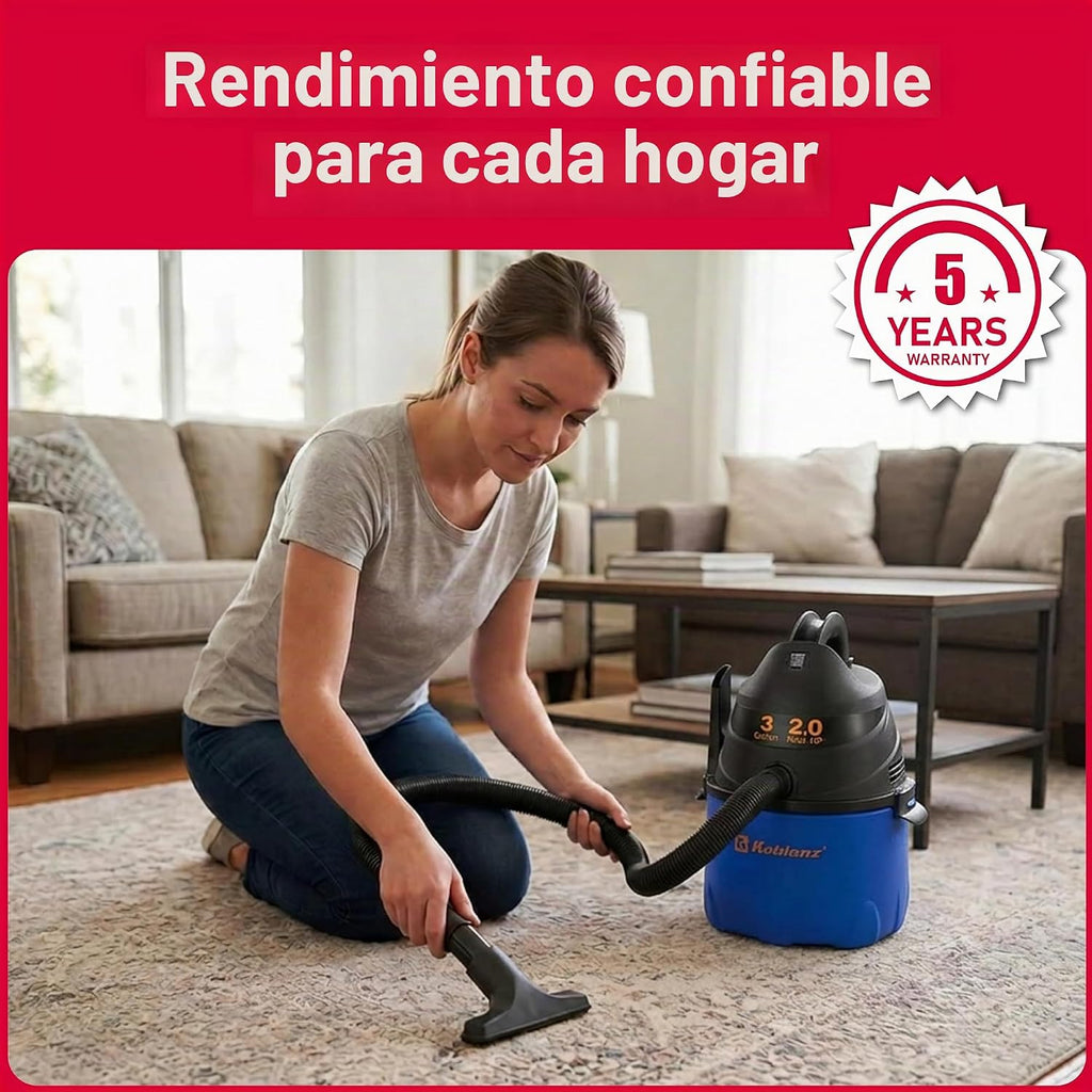 Koblenz WD-353L Aspiradora en seco y húmedo, taller de garaje para el hogar