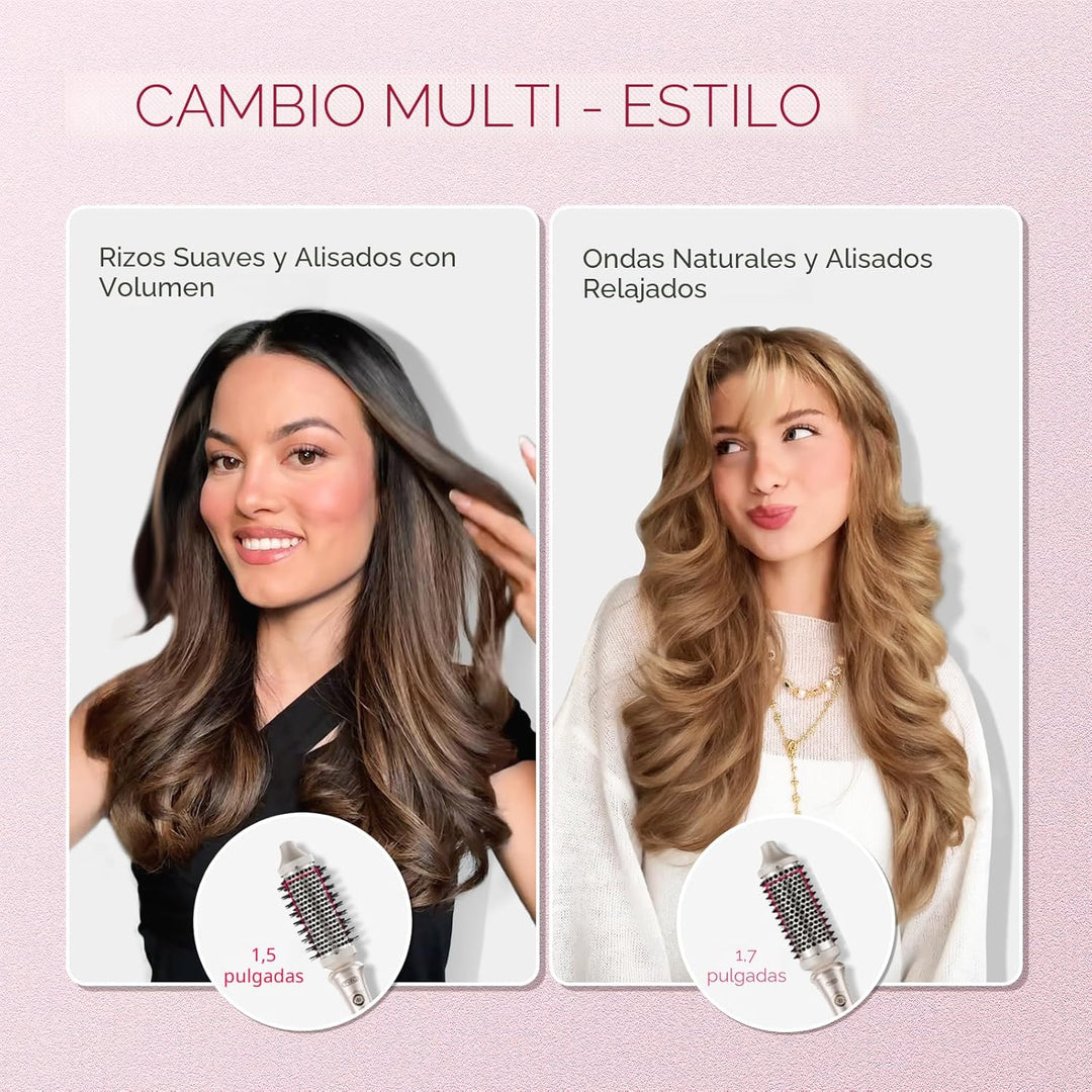 TYMO Cepillo Térmico Rizador - STYLUX 1.5 Pulgadas Voluminizador de...