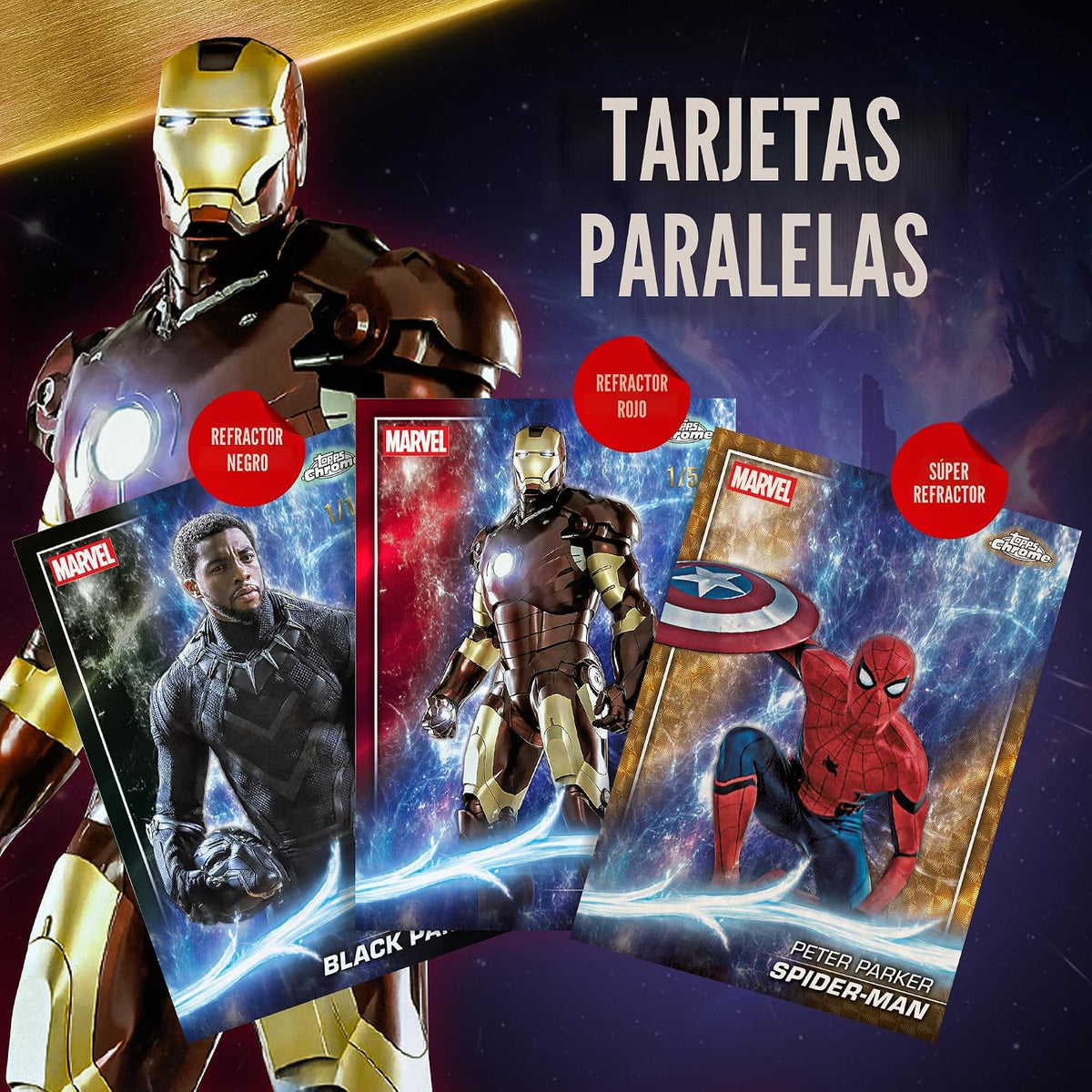 Topps Marvel Studios Chrome 2025 - Sellado de fábrica - Caja de valor