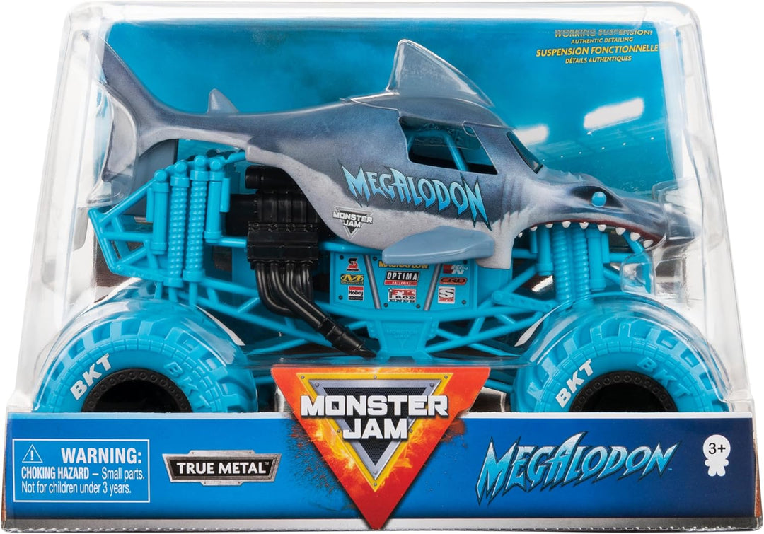Monster Jam, Camión monstruo oficial Megalodon, vehículo fundido a...
