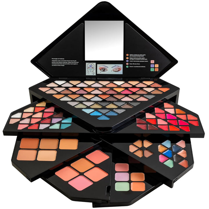 SHANY Juego de maquillaje todo en uno Color Vibe - 80 sombras de oj...