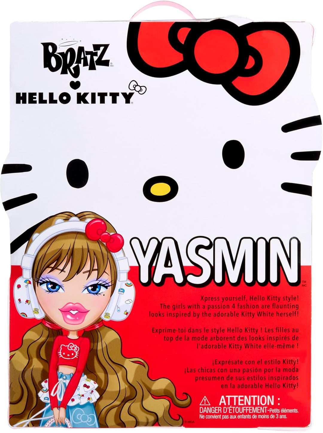 Bratz x Hello Kitty Yasmin Sanrio - Muñeca de moda con accesorios