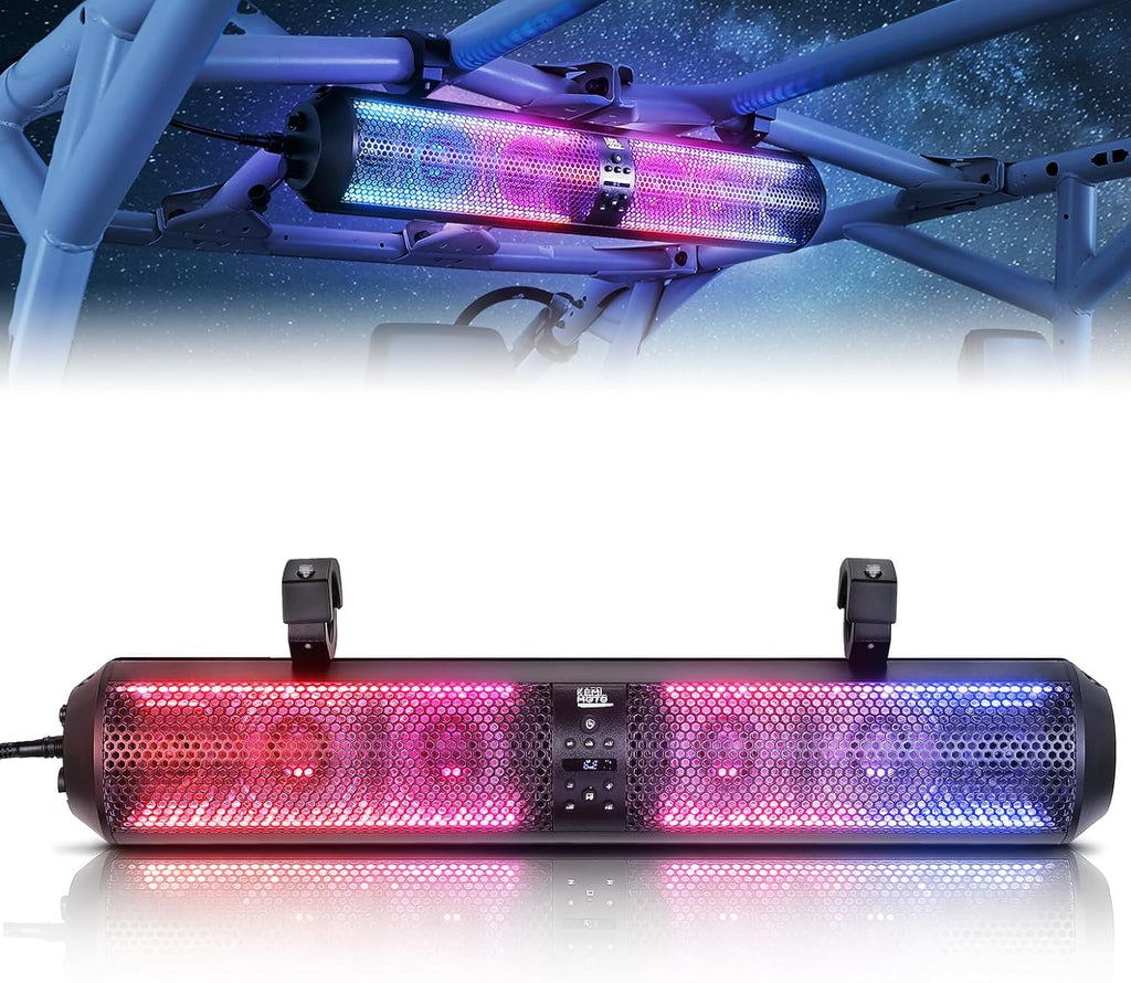 KEMIMOTO Barra de sonido UTV de 28 pulgadas compatible con Polaris RZR