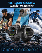 Relojes inteligentes militares para hombres con GPS y mapas offline
