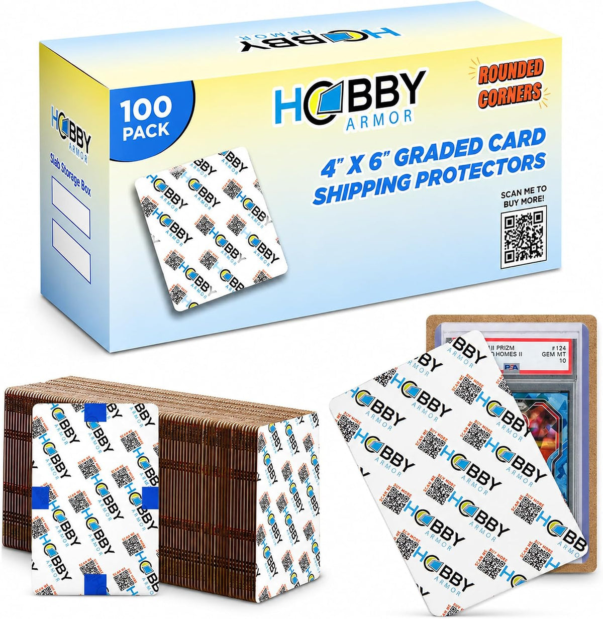 Hobby Armor Protector de envío de tarjetas coleccionables graduadas, cartón