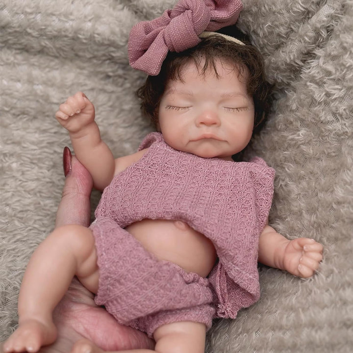 OtardDolls Muñeca de bebé de silicona de 10 pulgadas de cuerpo comp...