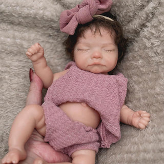 OtardDolls Muñeca de bebé de silicona de 10 pulgadas de cuerpo comp...