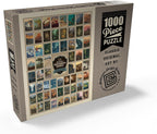 MyPuzzle 63 American National Parks: By Kenneth Crane, póster vintage, rompecabezas premium de 1000 piezas para adultos