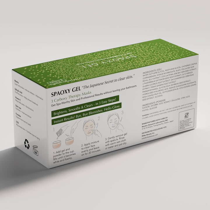 Dr. MEDION Spaoxy Gel Matcha - Mascarilla carbonatada con matcha y...