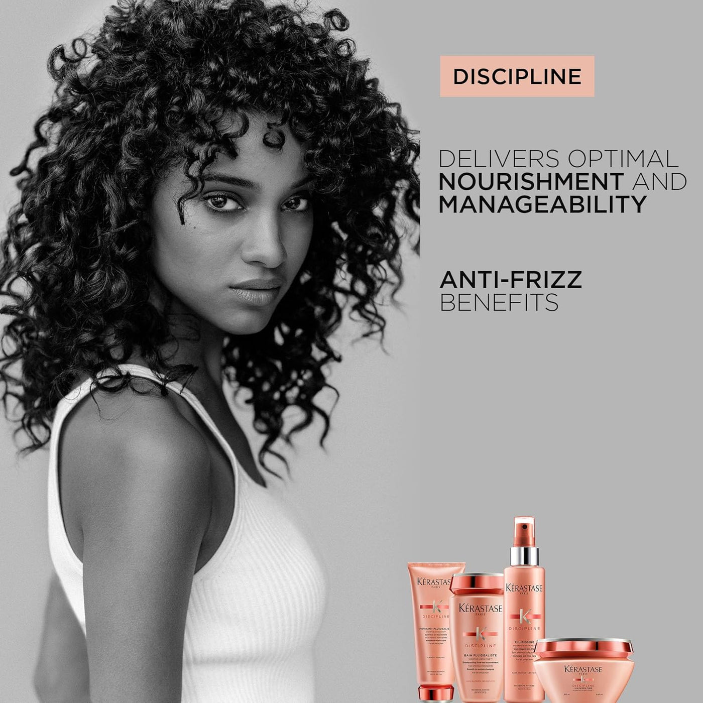 Champú Kerastase Discipline Bain Fluidealiste - Sin sulfato, suaviz...