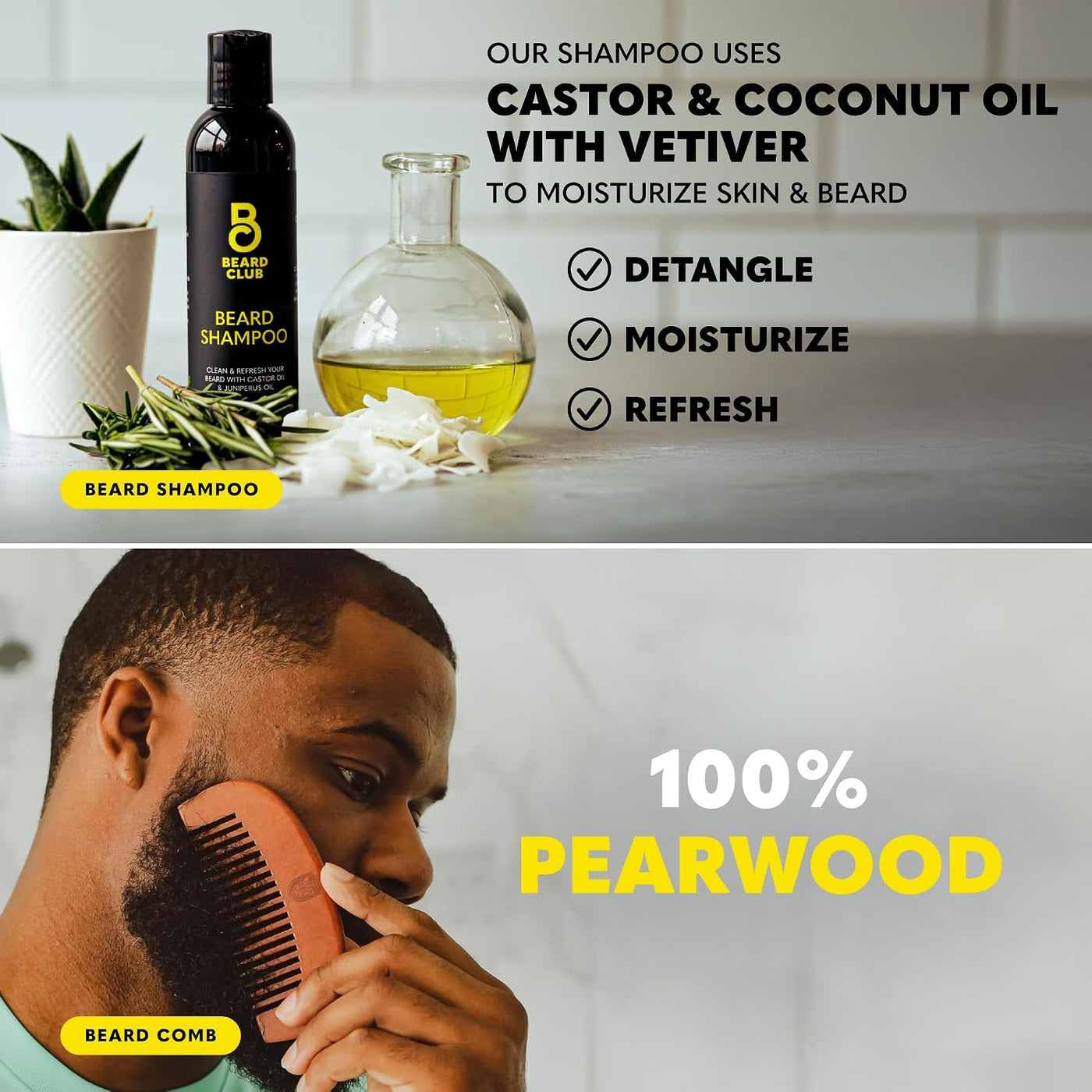 The Beard Club Supreme Kit de Crecimiento de Barba - Rodillo Derma,...