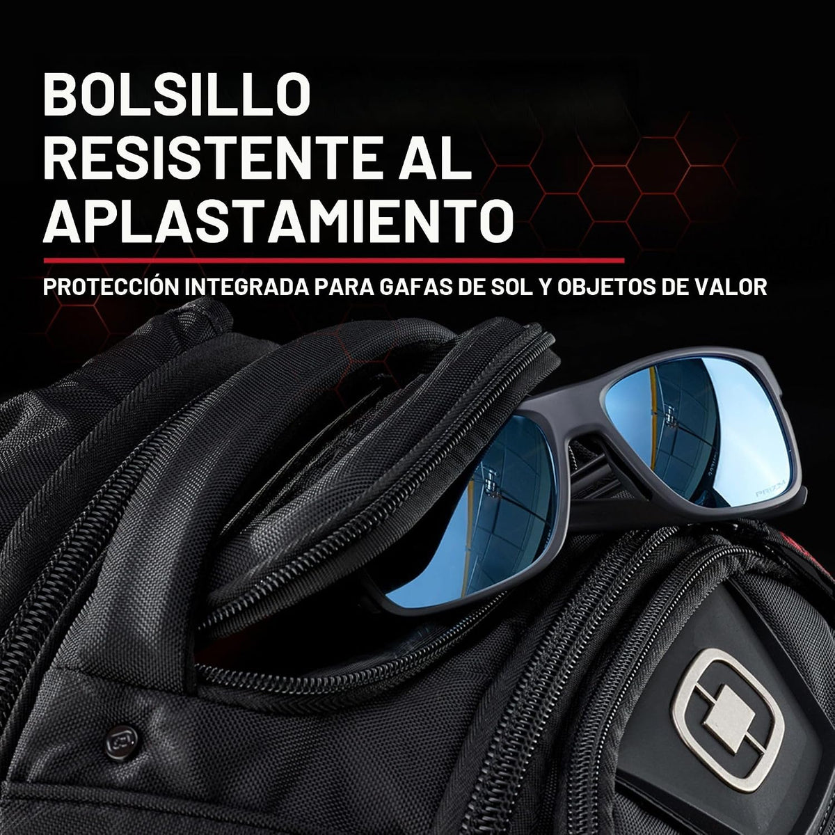 Mochila Renegade para computadoras portátiles/tabletas de Ogio con RSS