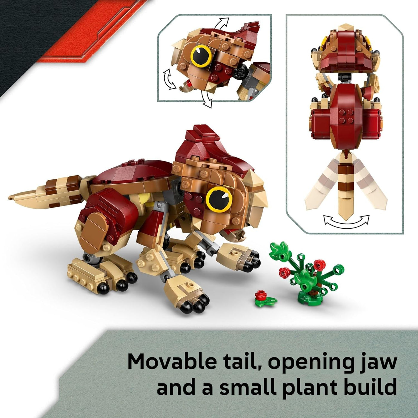 LEGO Jurassic World Baby Dinosaur Dolores Aquilops -