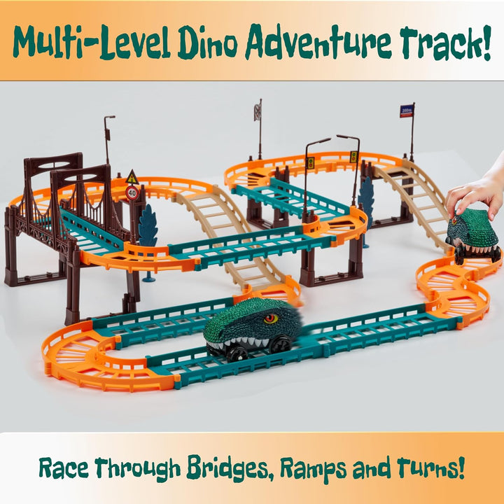 Dinoland Rex Racer - Juego de pista de carreras de