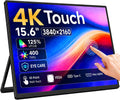 Monitor portátil 4K, monitor portátil UHD de 15,6 pulgadas 3840x2160