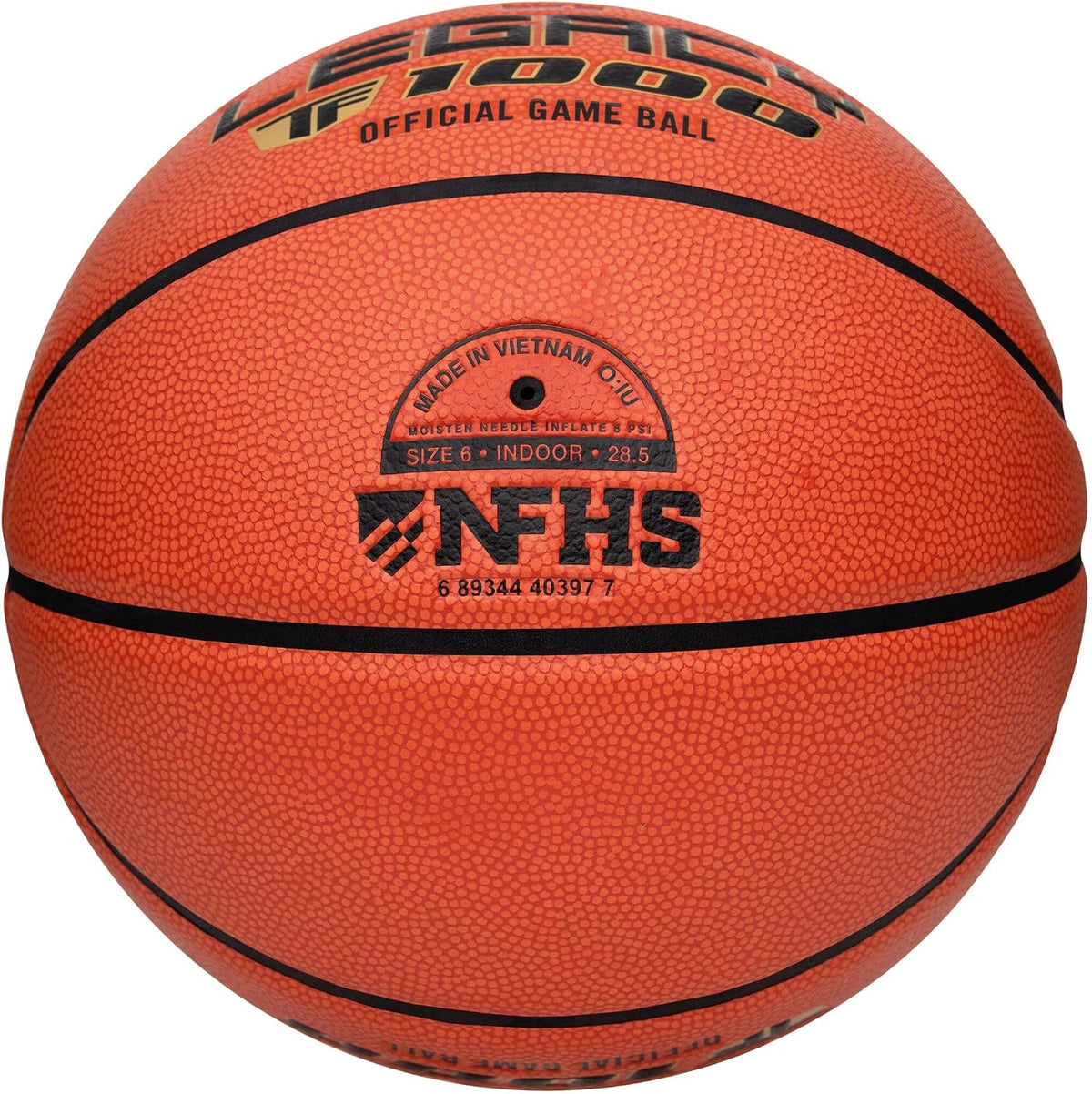 Balón Oficial de Juego Spalding Legacy TF-1000 NFHS, Baloncesto de Interior