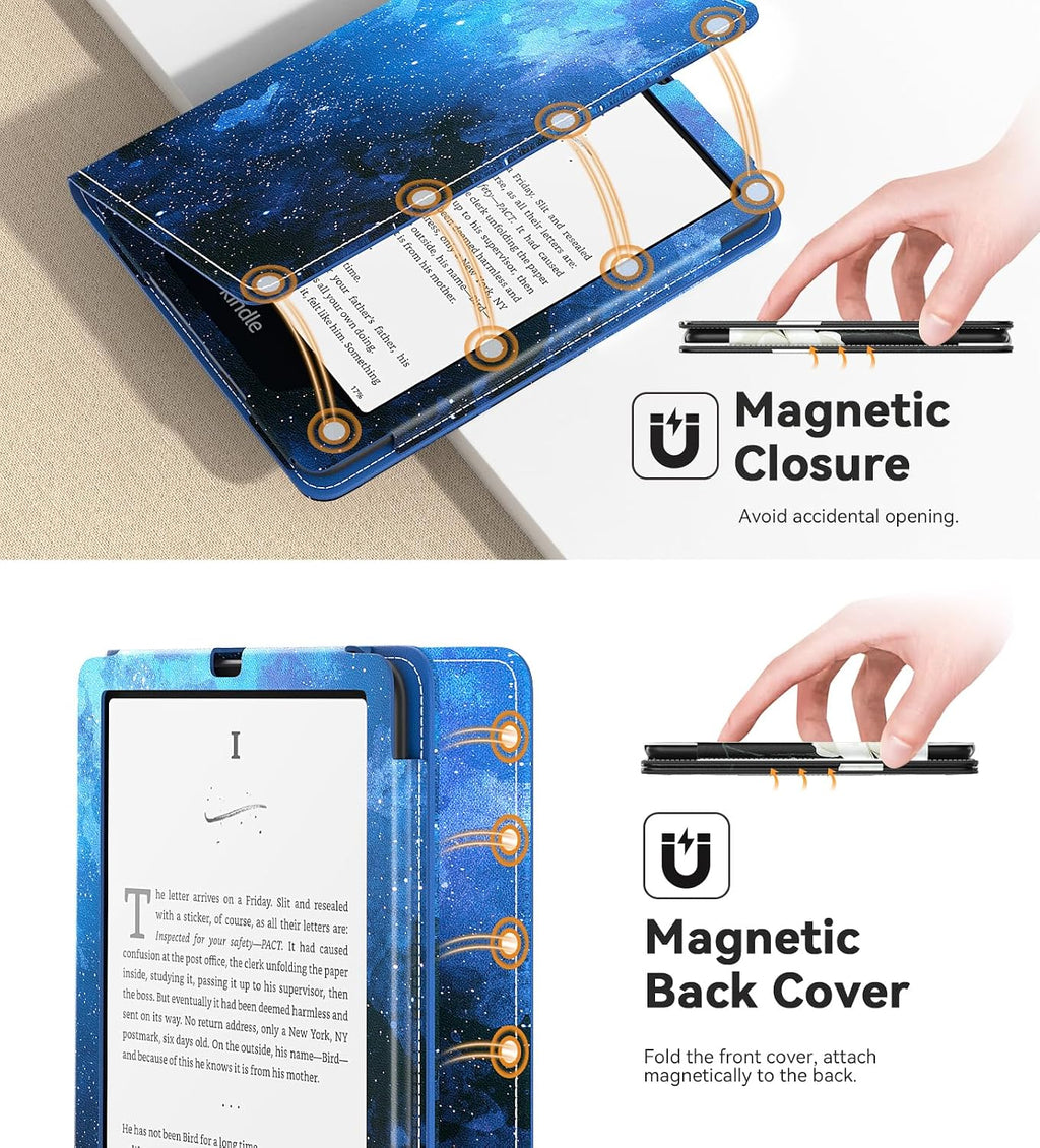 MoKo Funda para lector de libros electrónicos de 7"/6.8" (12ª/11ª
