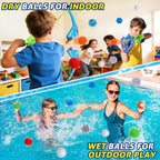 Juego de globos de agua reutilizables para niños al aire libre, juego de