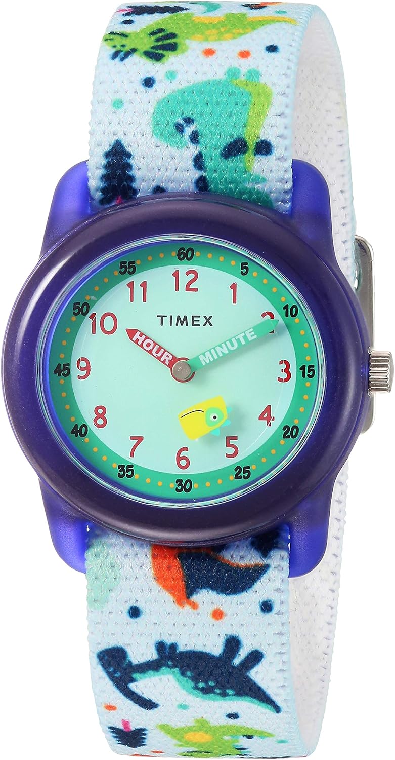 Timex Reloj analógico metálico para niño.