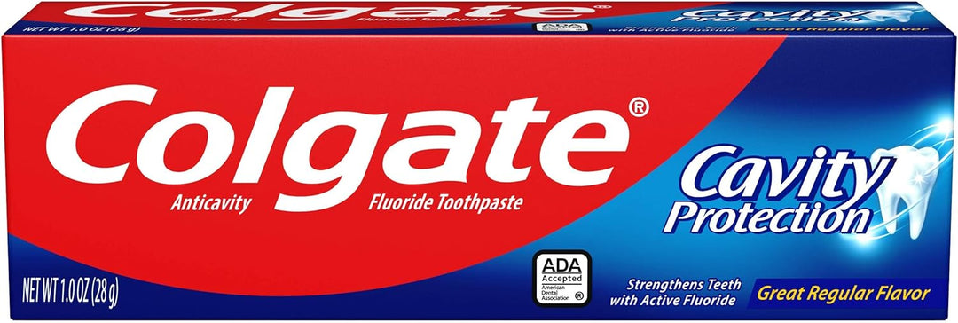 Colgate Pasta dental para protección de caries con flúor, sabor men...