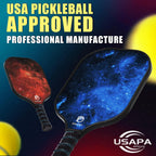 DULCE DOM Juego de 2/4 palas de pickleball - Aprobado por USAPA