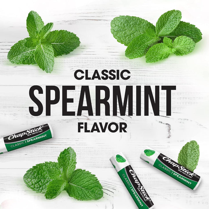 ChapStick Bálsamo labial a granel, menta verde clásica, paquete de...