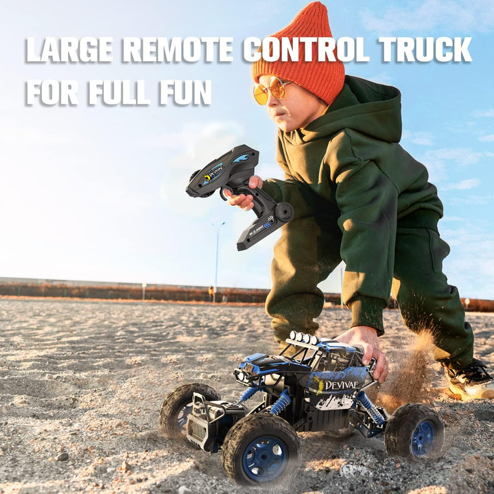 CROBOLL 1:12 Coche grande de control remoto para niños con función...