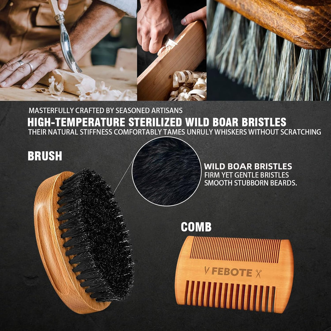 FEBOTE Innovation Alisador de Barba y Cabello para Hombres con Cepi...