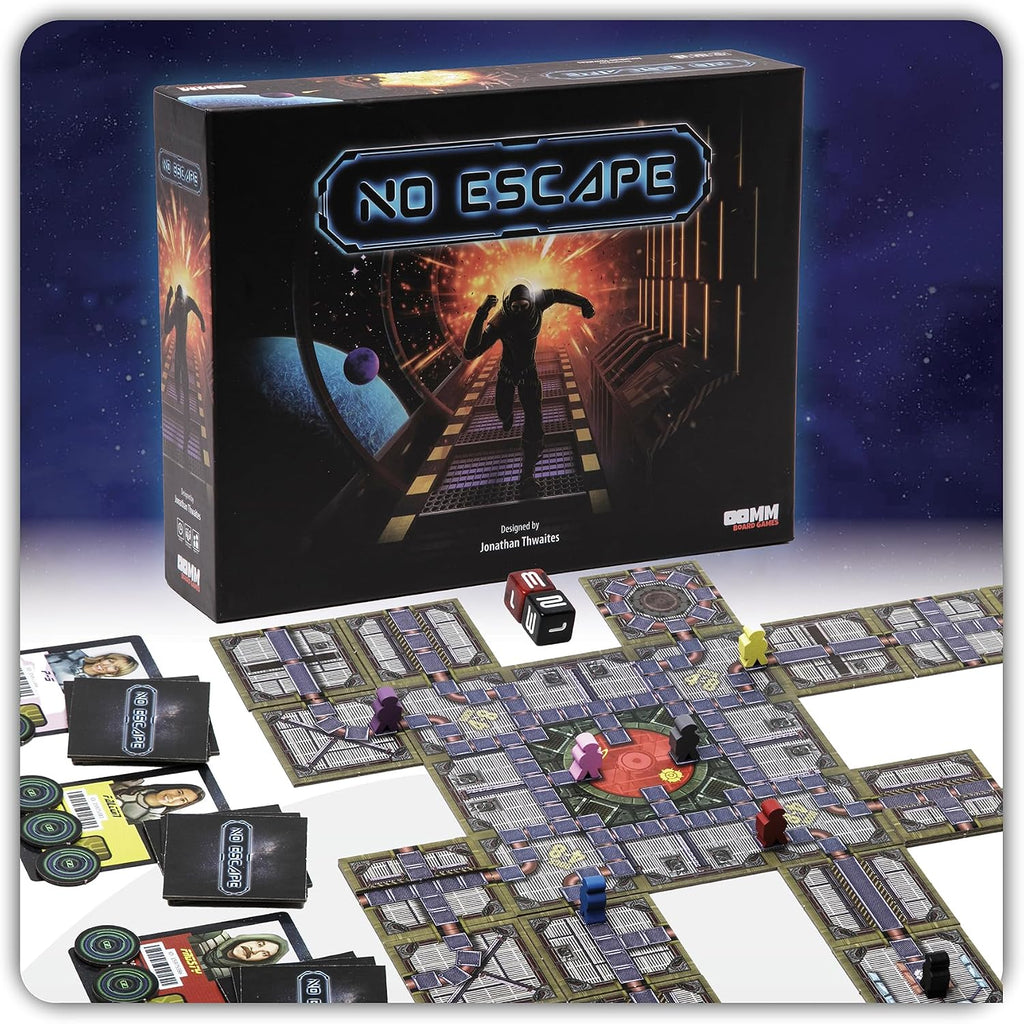Juego de mesa sin escape, juego de mesa de estrategia para adultos, familia, fiesta, juego de laberinto de traidor de sabotaje espacial estratégico único con azulejos, diversión para niños, adolescentes, adultos, de 2 a 8 jugadores