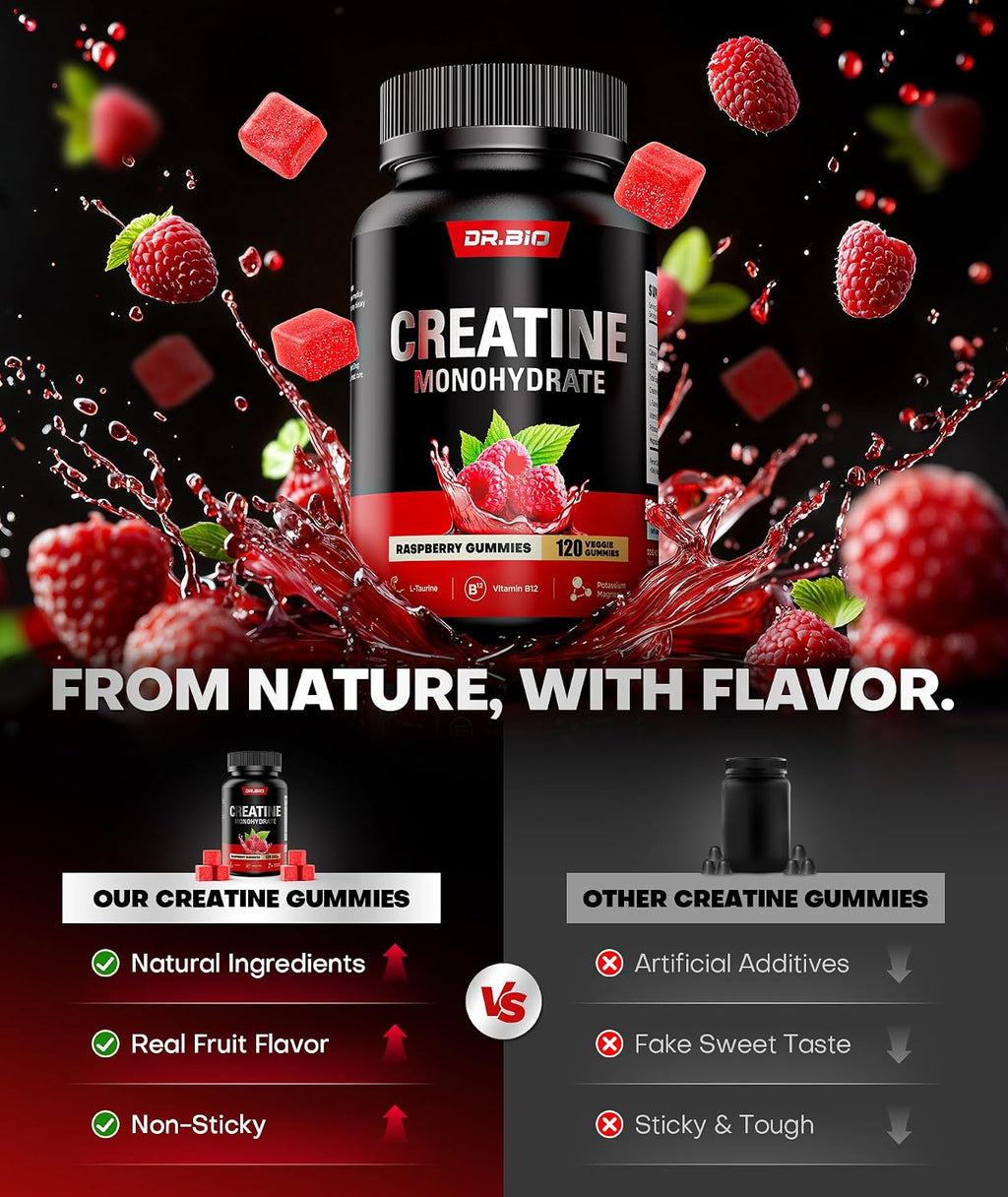Instant Boost - Gomitas de monohidrato de creatina, fórmula complej...
