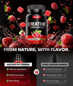 Instant Boost - Gomitas de monohidrato de creatina, fórmula complej...