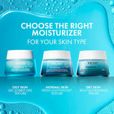 Vichy Mineral 89 Fragrance Free Cream, Moisture Boosting Cream with...