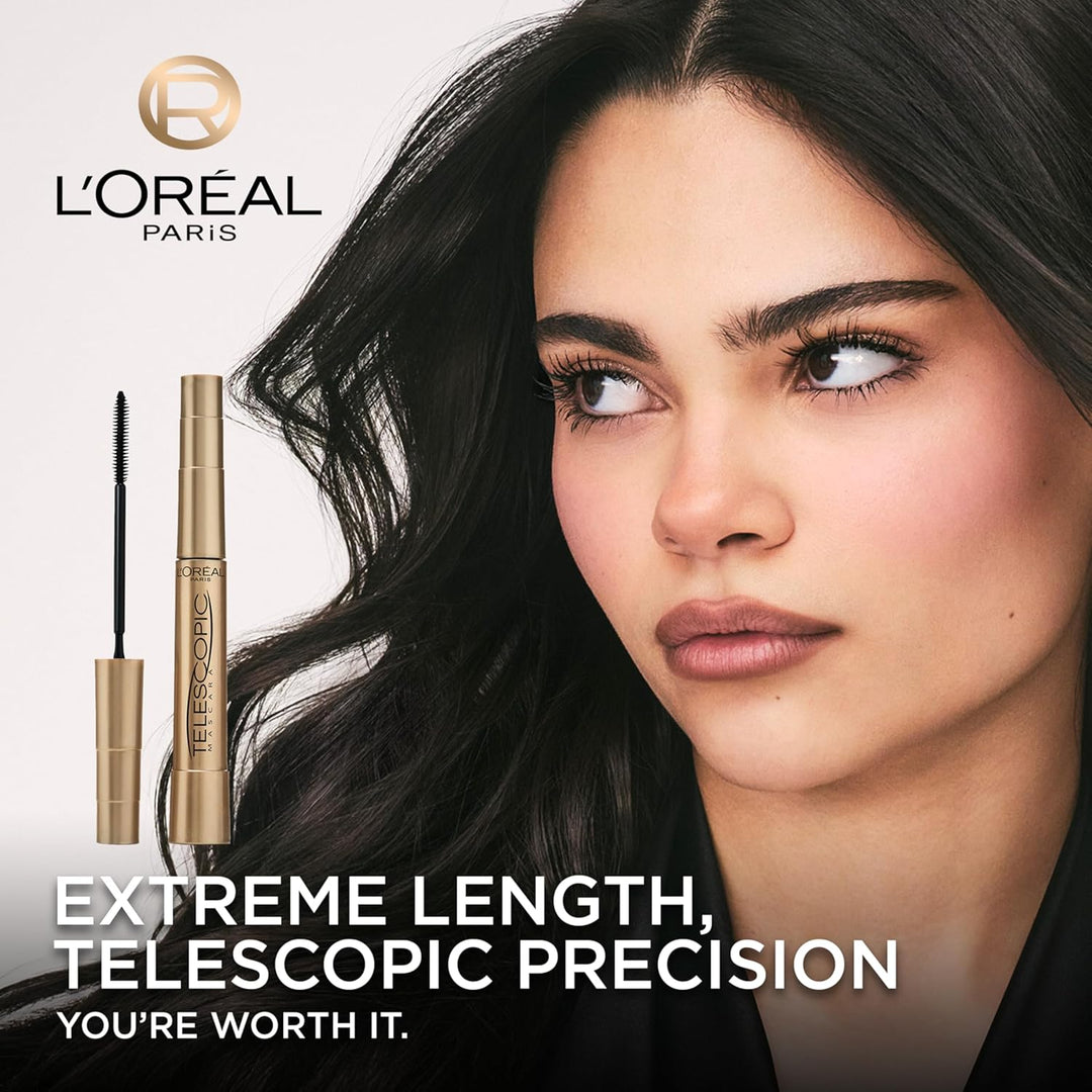 L'Oreal Paris - Máscara de alargamiento de pestañas, maquillaje...