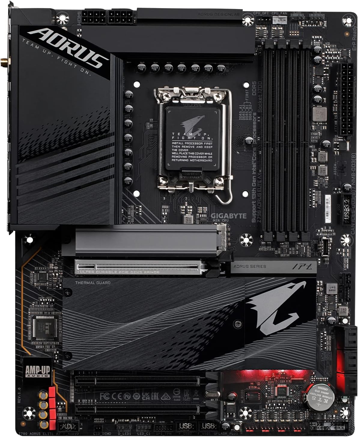 GIGABYTE Z790 Aorus Elite AX (LGA 1700\/ Intel Z790\/ ATX\/ DDR5\/Q...