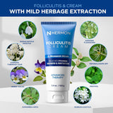 Hermon Crema de foliculitis: eficaz para la foliculitis cuero cabel...