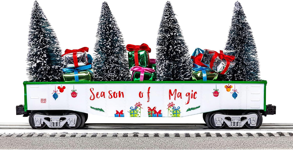 Lionel Disney Christmas LionChief 0-8-0 Set con capacidad Bluetooth, juego de tren modelo eléctrico calibre O con control remoto