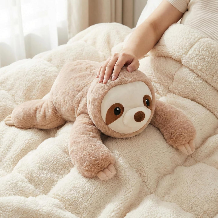 Juguete de Peluche de Perezoso con Peso, con Ojos Bordados, Paquete...