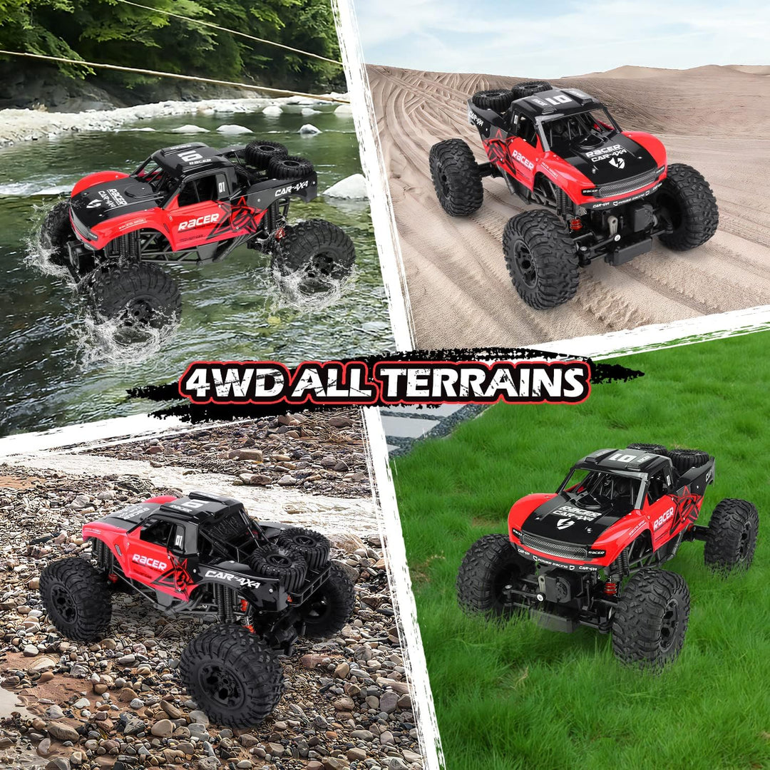 JONEALA Camiones RC 4x4 Todoterreno Impermeables - Coche de Control...