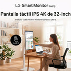 LG Smart Monitor Swing 32U889SA-W 32 pulgadas 4K UHD (3840x2160) IP...