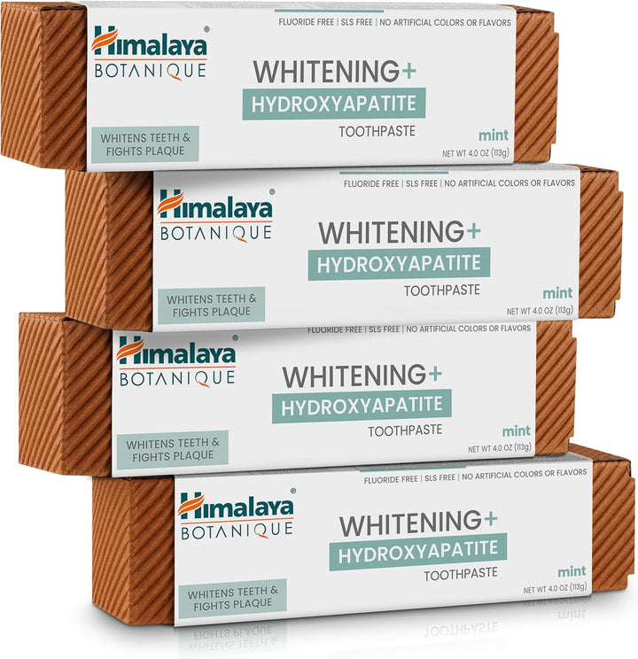 Himalaya Botanique Whitening+ Pasta de dientes hidroxiapatita, ment...