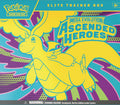 Pokémon TCG: Caja de entrenamiento de élite de héroes ascendidos de Mega Evolution