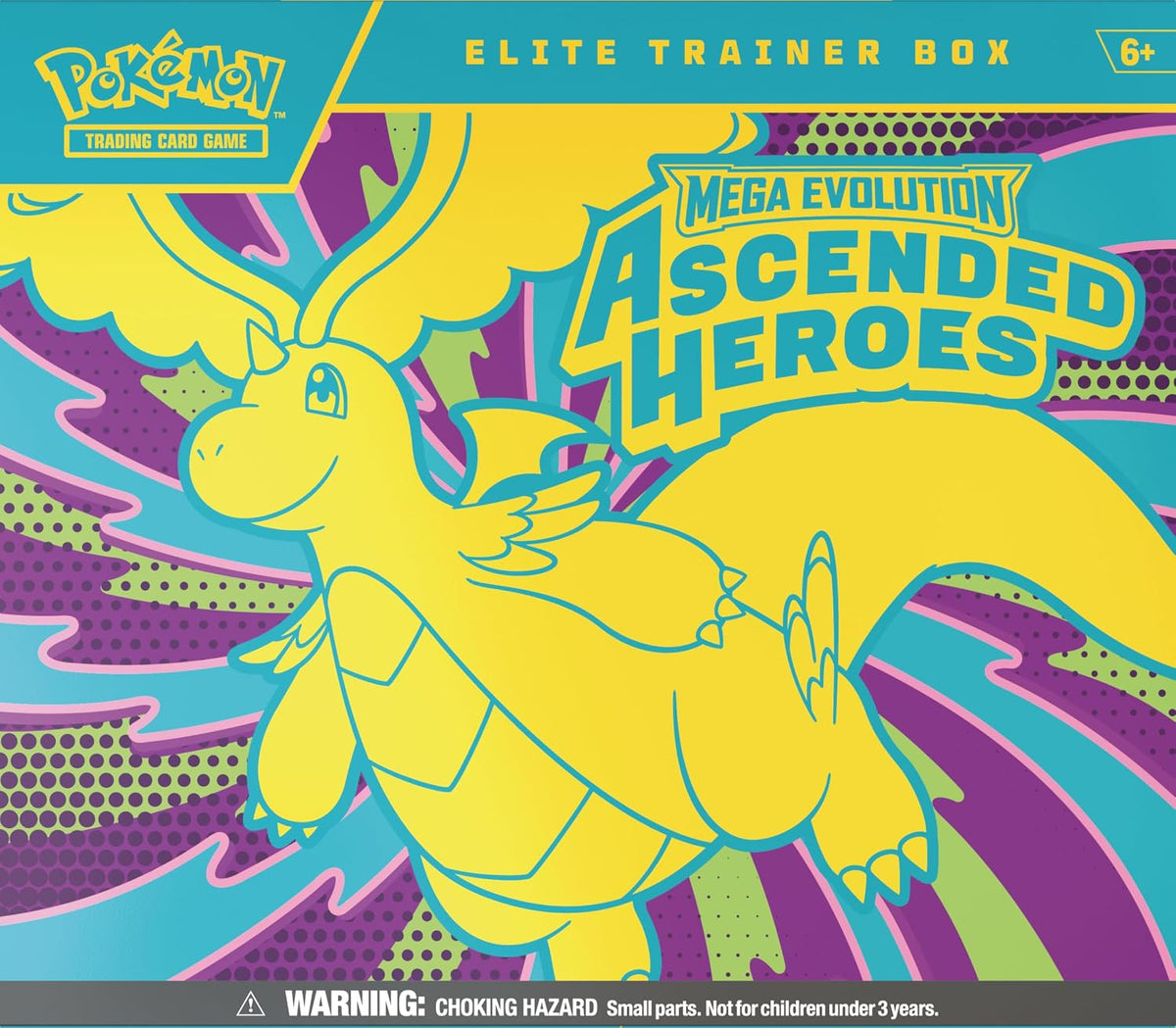 Pokémon TCG: Caja de entrenamiento de élite de héroes ascendidos de Mega Evolution