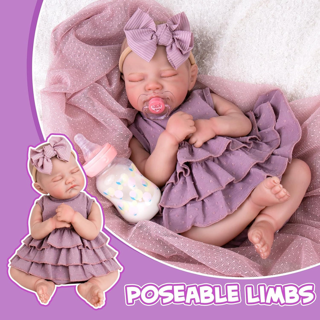Aori Muñecas Reborn de Bebé Niña Realistas - Muñeca Recién Nacida R...