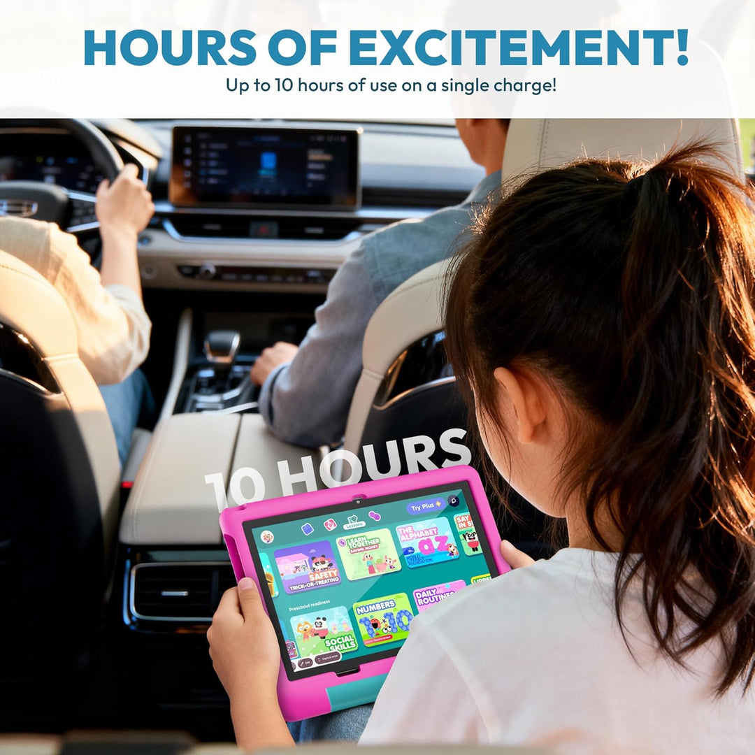 Contixo Tablet A10 para niños con 14 aplicaciones, Lingokids y Epic...