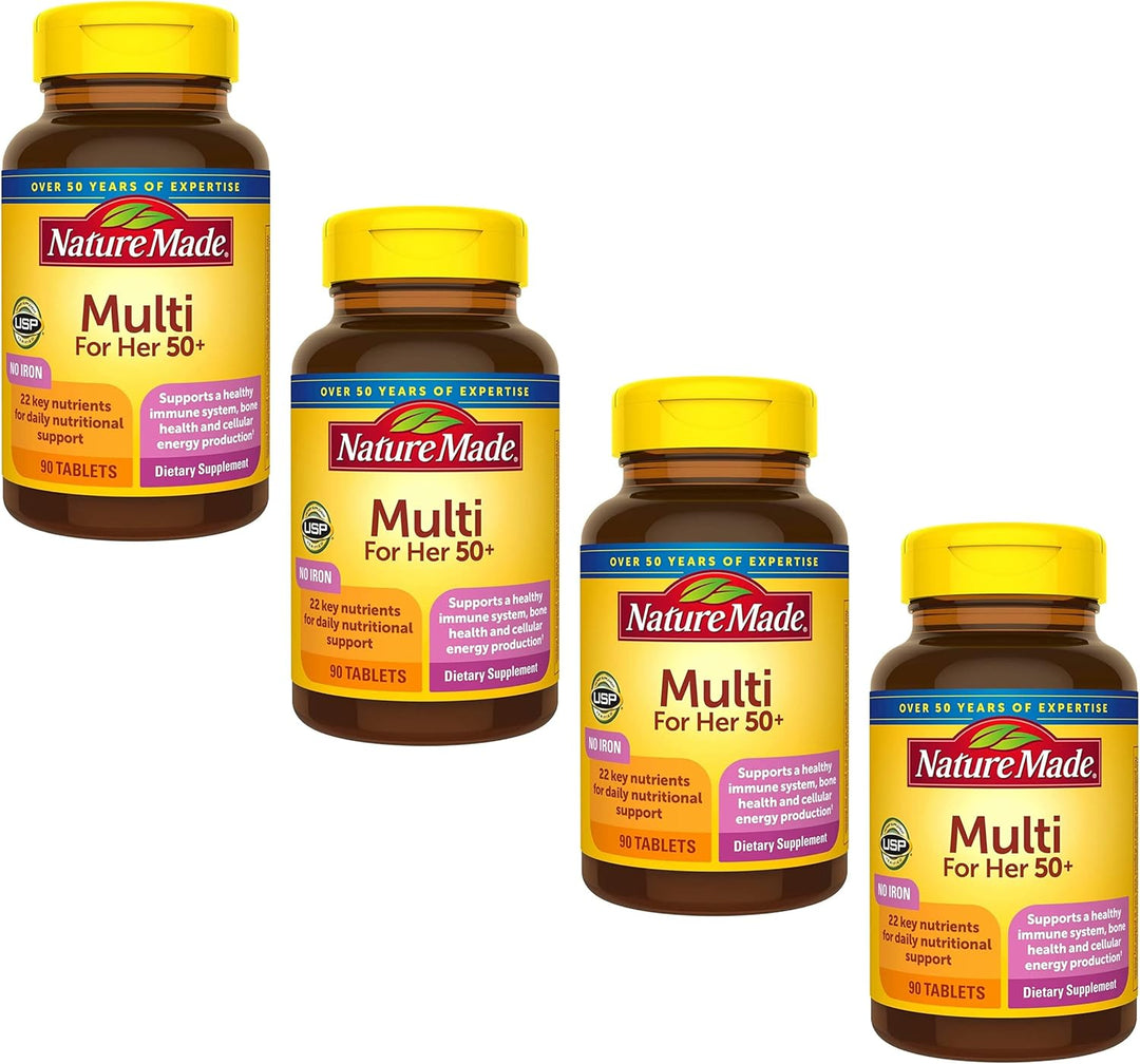 Nature Made Multi para Ella 50+ Tabletas de Vitaminas\/Minerales 90...