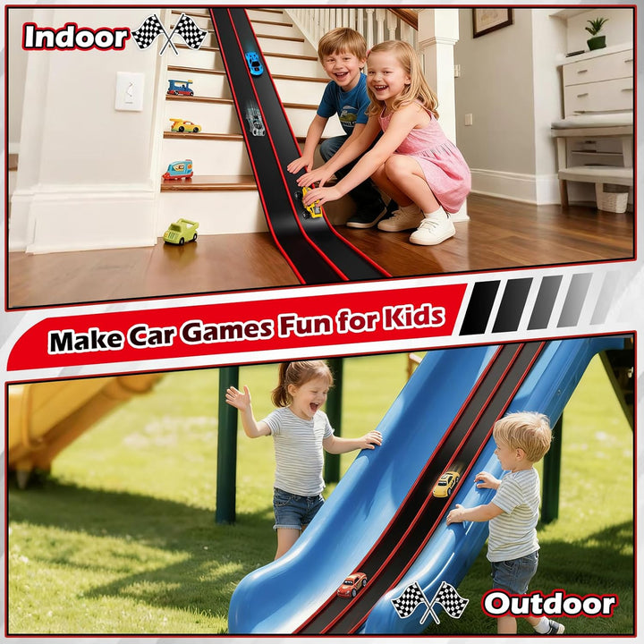 Juguetes flexibles de pista de carreras para niños, juego de inicia...