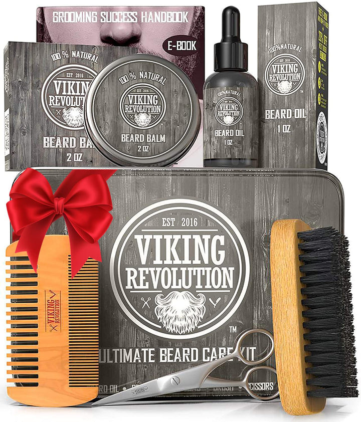 Viking Revolution - Kit definitivo para barba - Kit de aseo para ba...