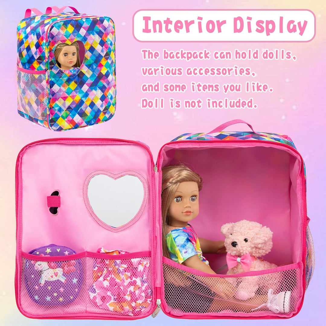 Ecore Fun Juego de 5 artículos para muñecas de 18 pulgadas con bols...