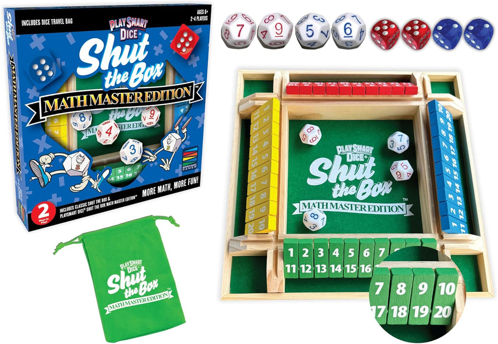 Semper Smart Games PlaySmart Dice Shut Box Math Master